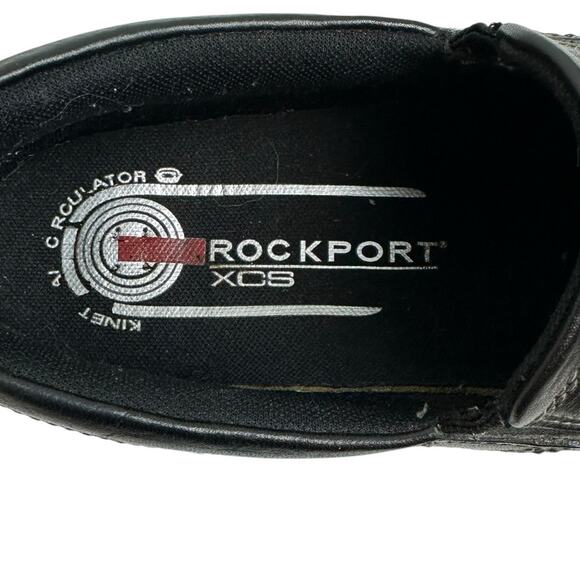 Men\'s Rockport Eberdon Black Leather Slip On Loafers Size 9 main image 8